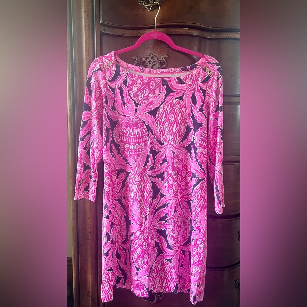 EUC Lilly Pulitzer Coco Safari Sophie Dress size Large